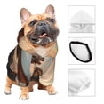 thumbnail image 3 of Fotbe Sky Sunset Bronze Dragon Sudadera con Estampado para Perros Pequeños – Suéter con Capucha para Mascotas, Tela Suave de Forro Polar con Bolsillo-XX-Large, 3 of 7