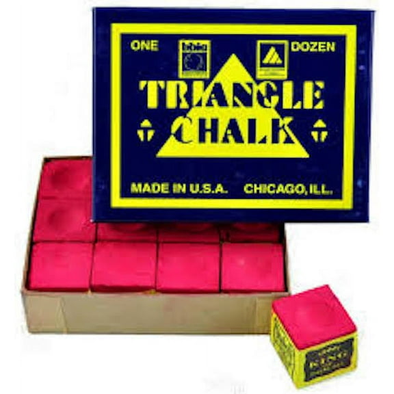 Doz Triangle Chalk - Red