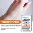 Turmeric scrub for body cleaning and repair, chicken skin, elbow joint