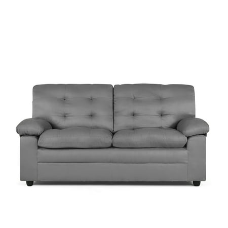 Mainstays Buchannan Upholstered Apartment Sofa, Multiple (Best Speakers For Small Apartment)