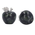 thumbnail image 3 of Estatuilla De Manzana De Cristal, Piedra De Pisapapeles De Manzana De Cristal Multifunción Decorativa Para Decoración De Oficina, 3 of 7