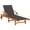 Anthracite, variant on vidaXL Sun Lounger Dark grey Solid Acacia wood Standard Foldable