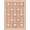 Blush Pink Cream, Pattern 10, variant on ODIKA Softball Personalized Featuring Motif Name Pitching Pink Stain Resistant Low Profile for Dorm Room, Small Living Apartment
