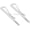 Silver, variant on Silver 80mm Money Clip (2pcs) – Metal Cash Holder Insert for Wallet, Leathercraft & DIY Accessories