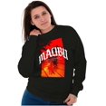 thumbnail image 4 of Tropical Malibu California Palm Trees Sweatshirt for Men or Women Brisco Brands S, 4 of 6