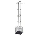 thumbnail image 5 of Freestanding Ball Storage Rack Sports Equipment Storage Rack w/ 2 Baskets & Hook, 5 of 12