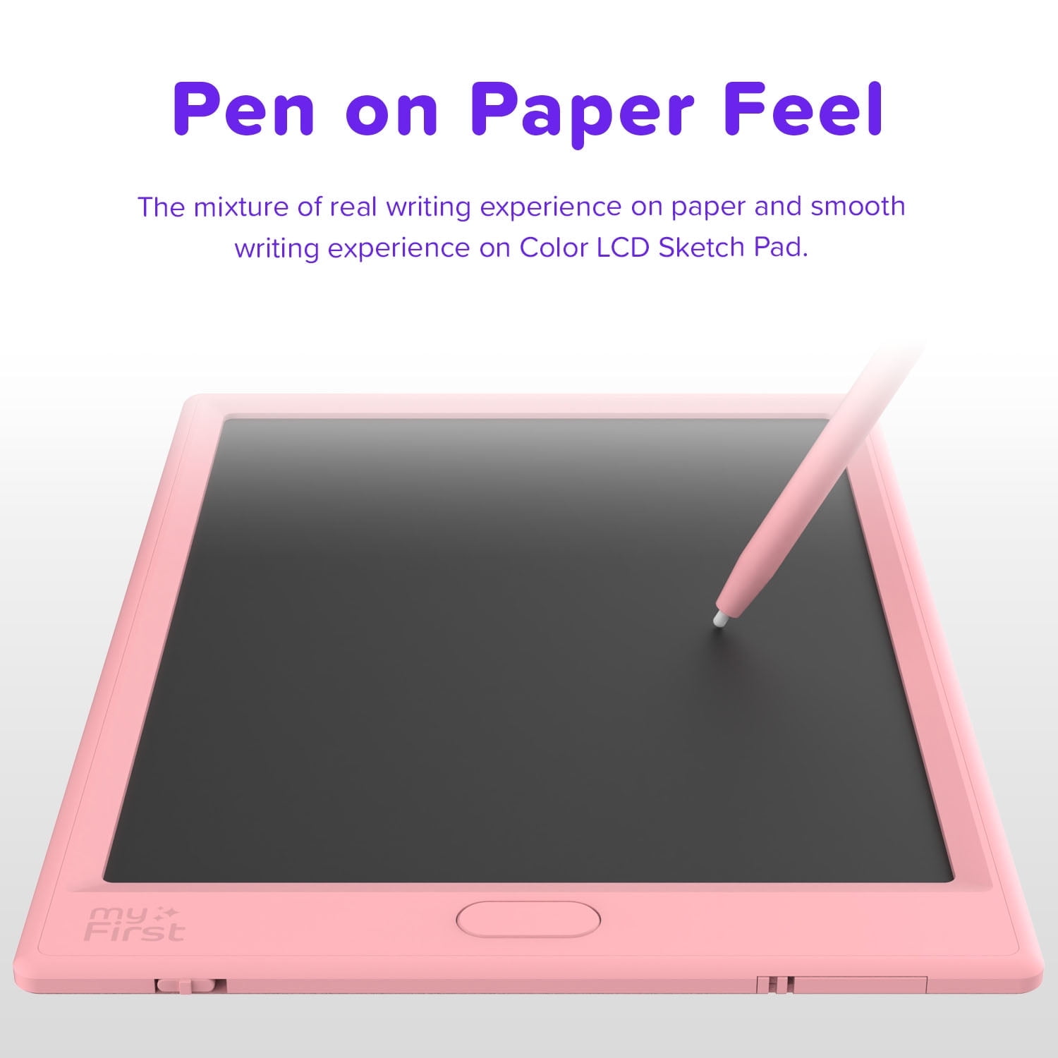 myFirst Sketch Pro Neo - LCD Writing Tablet, Doodle Board, Drawing Pad for Kids (Pink)