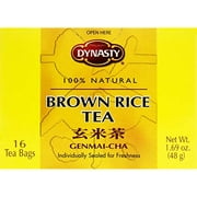 Dynasty Roasted Rice Genmai-Cha Tea, 96 Count, Pack Of 6
