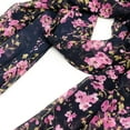 thumbnail image 4 of Wrapables® Lightweight Floral Spring Chiffon Scarf, Floral Navy, 4 of 6