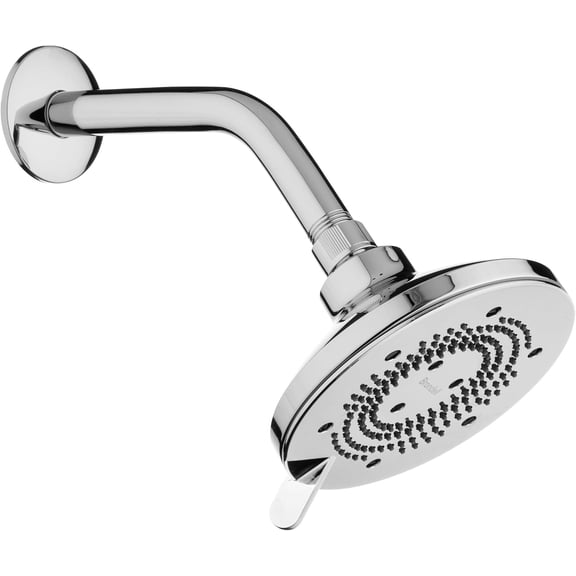 QIHE-Nebia Yuba Fixed Shower Head, 5- Setting, Precision Nozzle, Chrome