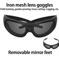 thumbnail image 3 of Naiovety Gafas de seguridad portátiles para ciclismo al aire libre, camping, malla metálica, gafas de seguridad para jardín. Jardín y Patio, 3 of 6
