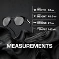 thumbnail image 5 of Oakley OO9242 HSTN Round Shaped Non-Polarized Sunglasses for Men - Includes Official Eyewear Kit - Matte Black Frame with Prizm Black Lens, 5 of 7