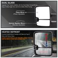 thumbnail image 5 of Spec-D Tuning Facelift Style Power + Heated Towing Mirrors w/LED Smoke Signal Compatible with 2003-2007 Chevy Silverado GMC Sierra Left + Right Pair, 5 of 7