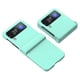 thumbnail image 4 of Carcasa Del Teléfono Estuche ultrafino para teléfono con tapa trasera para Samsung Galaxy Z Flip3 (verde claro), 4 of 6
