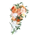 thumbnail image 3 of Ramo de novia para boda, ramo de lanzamiento, arreglos florales para dama de honor, decoraciones de flores artificiales para aniversario, 3 of 9