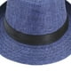 thumbnail image 3 of Sombrero de protección solar Sombrero de sol versátil Sombrero de copa para senderismo Viajes Camping al aire libre Azul Marino Adulto, 3 of 9