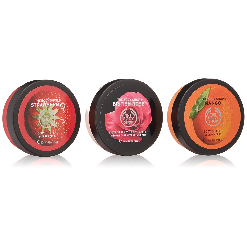 The Body Shop The Body Shop Fruity Body Butters Trio Spinner 3pc Gift Set