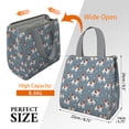 thumbnail image 3 of King Charles Cavalier Insulated Lunch Bag for Women & Adults,Large Portable Soft Cooler Lunch Bag,Thermal Food Storage Tote with Pearl Cotton,8.66L,8.75x5.75x9.5 Inch, 3 of 6