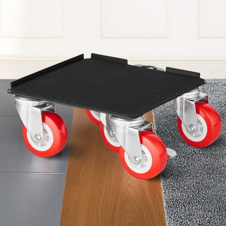 Professional Furniture Dolly with 5 Swivel Wheels, Supports 3474 lbs, Easy Moving and Transport