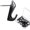 Black, variant on 15 Pieces 20 Lbs Pin Hooks Push pin Hangers Metal Hooks Picture Hanging Nails for Home Office Wooden or Fabric Wall (Red Bronze)