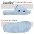 thumbnail image 4 of DODOING Woman's Man's House Indoor & Outdoor Slippers Anti-Slip Massage Shower Spa Bath Pool Gym Slides Flip Flop Open Toe Comfortable Soft Sandals Casual House Shoes, 4 of 8