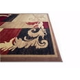 thumbnail image 3 of Home Dynamix Catalina Pierre Contemporary Modern Area Rug 7'10"x10'2" Geometric Brown Red Beige, 3 of 3