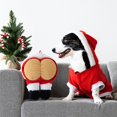 thumbnail image 2 of Decoraciones navideñas de almohada para piernas a tope de felpa de Papá Noel para chimenea de árbol de Navidad, 2 of 5
