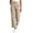 *Beige, variant on ClodeEU Women's High Waist Straight Leg Cropped Pants,Casual Trousers with Pockets Beige,Women's Plus M