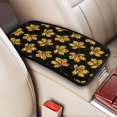thumbnail image 2 of Bingfone Car Four-Season Universal Armrest Box Mat,Car Armrest Seat Cover Soft Leather Waterproof Armrest Cover Center Console Mat-Maple Leaves With Leopard, 2 of 7