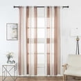 thumbnail image 2 of Window Curtain Stripe 100x200cm Tulle Voile Fashion For Home Kitchen Room Bedroom, 2 of 5