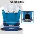 thumbnail image 5 of Diono Cambria 2 XL Latch 2-in-1 High Back to Backless Booster Car Seat, Blue, 5 of 16