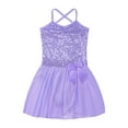 thumbnail image 4 of iEFiEL Cute Sequin Camisole Leotard Dress Ballet Dancewear for Little Girls Kids, 4 of 5
