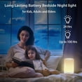 thumbnail image 4 of Nursery Night Light for Baby, Portable LED Touch Night Lamp for Kids and Adult, Breastfeeding, Sleep Aid, USB Rechargeable Nursing Lamp, Bedside Dimmable Warm Night Light, Soft Eye Caring, 4 of 4