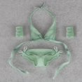 thumbnail image 4 of Conjunto bikini para niñas a 1/6 para juguete corporal de material acero femenino de Yotijar Ropa de figura de acción, 4 of 4