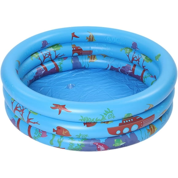 Kids Wading Pool, Inflatable Baby Swimming Pool with Soft Inflatable Floor for Outdoor Garden Backyard Summer Water Toys