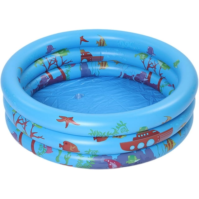 Kids Wading Pool, Inflatable Baby Swimming Pool with Soft Inflatable Floor for Outdoor Garden Backyard Summer Water Toys