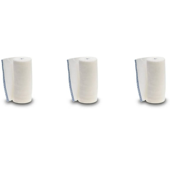 3 Pack - (Three) - 4" Self Adhesive Closure Rubber Elastic Bandage