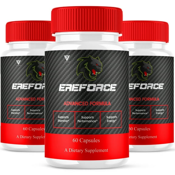 (3 Pack) Ereforce Advanced Formula, Ereforce Daily Health Formula (180 Capsules)
