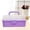 violet, variant on Portable Storage Crafts Case Durable Container Multipurpose Organizer for Art Supplies Cosmetics Painting Supplies Handmade Material pink