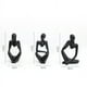 thumbnail image 2 of Estatua del pensador, escultura de resina abstracta Mini Think de 3 piezas, 2 of 4