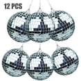 thumbnail image 4 of 12 piezas de bolas de espejo para discoteca, DJ, baile, iluminación decorativa para el escenario del hogar, 4 of 5