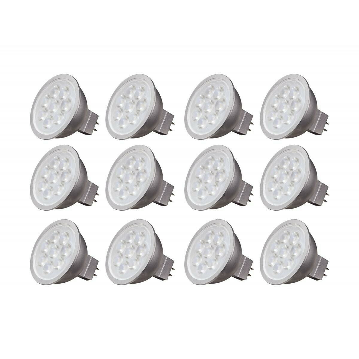 Satco S9498 12 Pack 6.5 Watt LED Light Bulb 12 Volt Gray