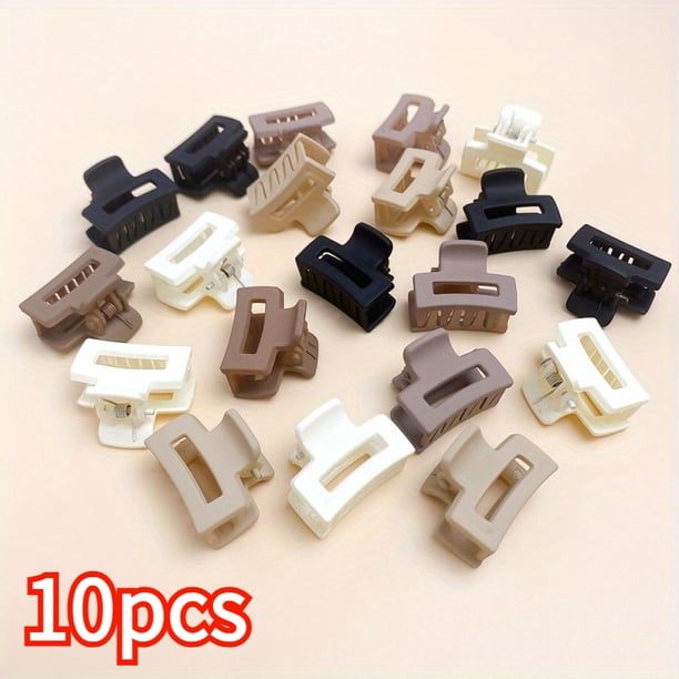 Mini Clip de agarre pequeño de pelo mezclado coreano, Color café con leche mate, flequillo para niña, horquilla bonita, Clip de agarre pequeño, accesorios para el cabello laterales