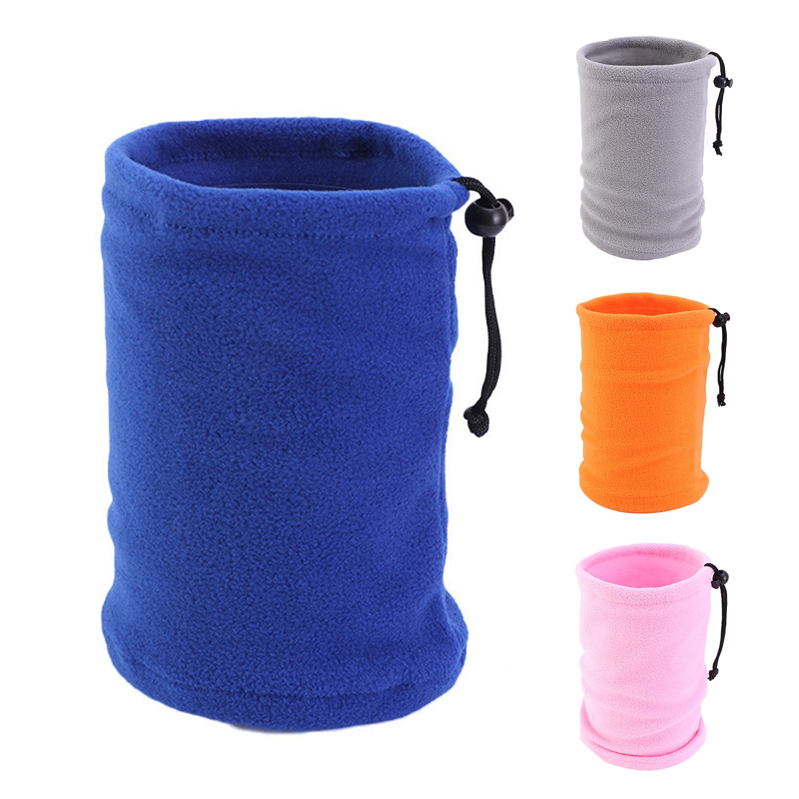 2Pcs Winter Neck Warmer Gaiter Ski Tube Scarf Cold Weather Face Cover for Boys Girls,Pink