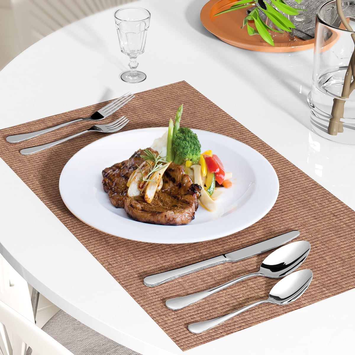 GPED 30 Pieces Silverware Set, Service for 6