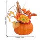 thumbnail image 3 of Calabaza artificial de cosecha de otoño de Halloween con centros de mesa de girasol falsos, 3 of 6