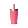 thumbnail image 1 of Vaso térmico YETI Rambler Jr. de 10 oz con tapa y popote de silicona rosa, 1 of 9