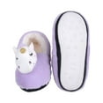 thumbnail image 3 of Women's Girls Cute Novelty Magical Unicorn Plush Slippers Christmas Slippers, Pink M/L, 3 of 3