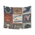 thumbnail image 2 of MYPOP Sports Vector Logos Wall Tapestry 51x60 inches Wall Hanging Tapestries, 2 of 3