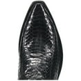 thumbnail image 6 of Dan Post Men's Exotic Snake Western Boot Snip Toe Black 10 D(M) US, 6 of 7